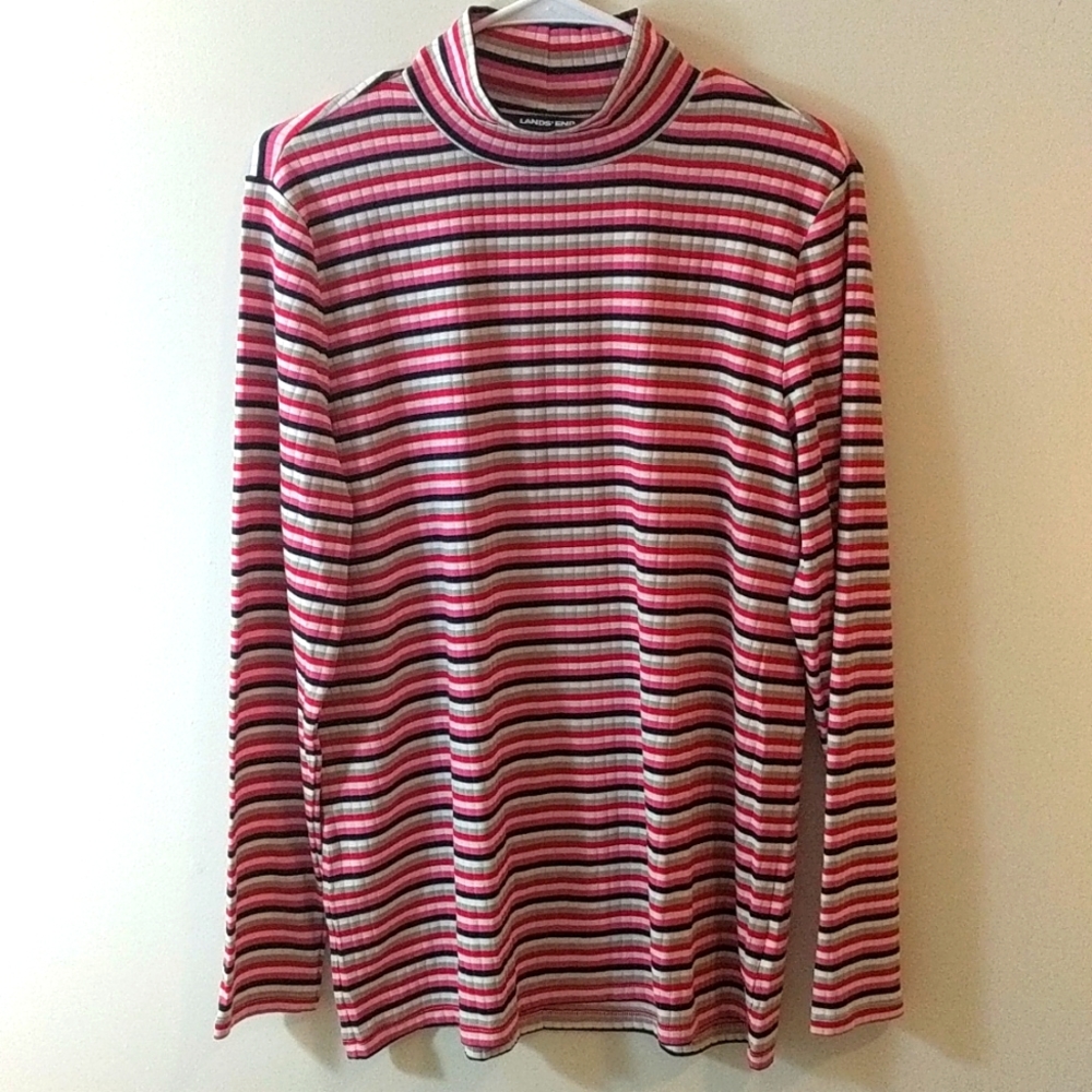 3/$23 Land's End Striped Long Sleeved with Tags